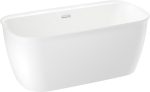 Акриловая ванна Wellsee Brillant iCon 160x80, отдельностоящая, белый глянцевый/хром