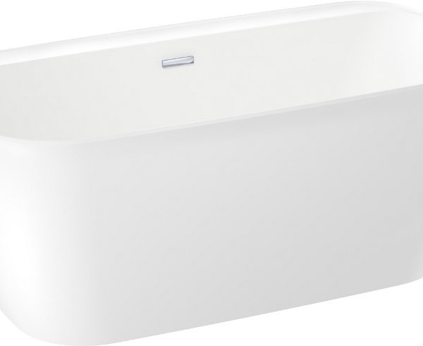 Акриловая ванна Wellsee Brillant iCon 160x80, отдельностоящая, белый глянцевый/хром
