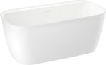 Акриловая ванна Wellsee Brillant iCon 160x80, отдельностоящая, белый глянцевый/белый