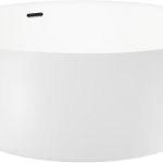 Акриловая ванна Wellsee Pour Plus 150x150, отдельностоящая, белый глянцевый/черный