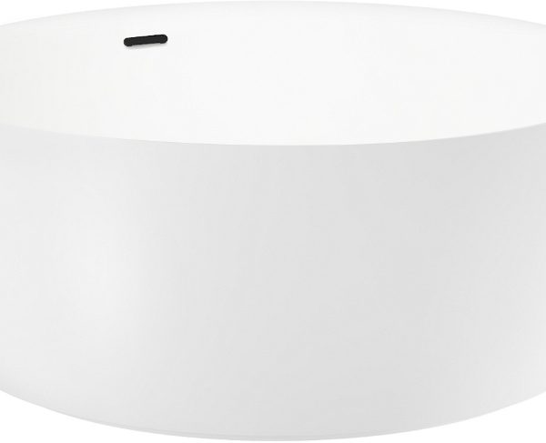 Акриловая ванна Wellsee Pour Plus 150x150, отдельностоящая, белый глянцевый/черный