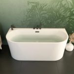 Акриловая ванна Polimat Sola 160x75 пристенная, белый — изображение 3