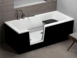 Акриловая ванна Polimat Vovo 140x70 с дверью — изображение 5