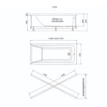 Акриловая ванна 1ACReal Тори 150x70, Щ0000042930 — изображение 9
