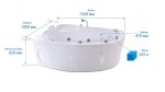 Акриловая ванна Triton Кайли 150x100, правая, Щ0000048091 — изображение 5