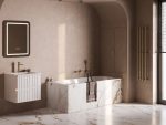 Ванна из искусственного камня Belux Борнео 160x70, solid surface, белый матовый 18 — изображение 4