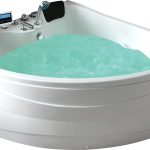 Гидромассажная ванна Gemy G9041 O 150x150, угловая