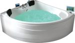 Гидромассажная ванна Gemy G9041 O 150x150, угловая