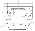 Акриловая ванна Riho Future 180x80 — изображение 3