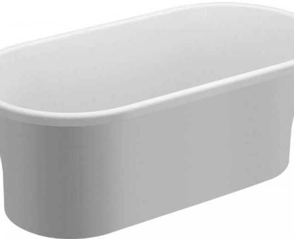 Акриловая ванна Polimat Amona 150x75 отдельностоящая, белый