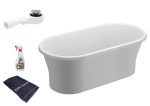 Акриловая ванна Polimat Amona 150x75 отдельностоящая, белый — изображение 3