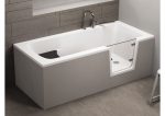 Акриловая ванна Polimat Avo 180x80 с дверью — изображение 4