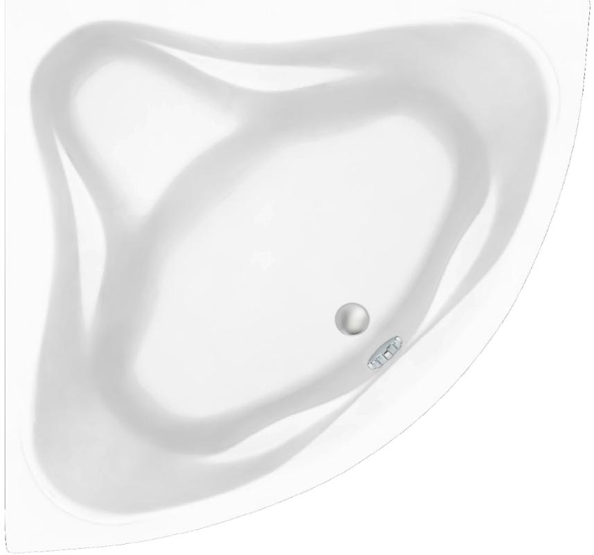 Акриловая ванна Bonito Home Andro 140x140 угловая, с ножками Su — изображение 1