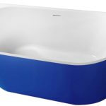 Акриловая ванна Abber AB9216-1.7DB 170x80 пристенная, синий