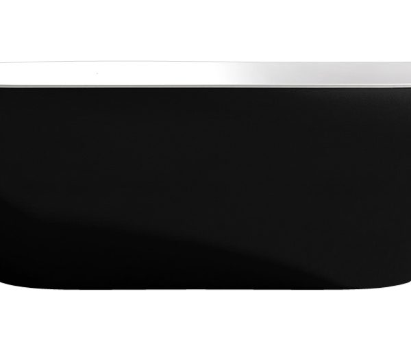 Акриловая ванна Abber AB9241MB 172x79 отдельностоящая, черный матовый