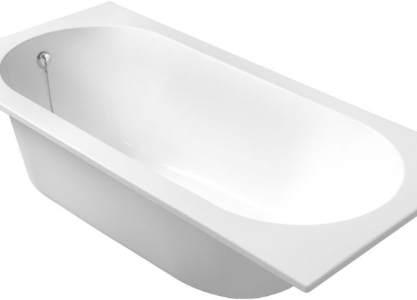 Ванна из искусственного камня Belux Борнео 160x70, solid surface, белый матовый 18
