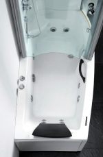 Гидромассажная ванна Gemy G 8040 B 170x85, правая с кабиной — изображение 2