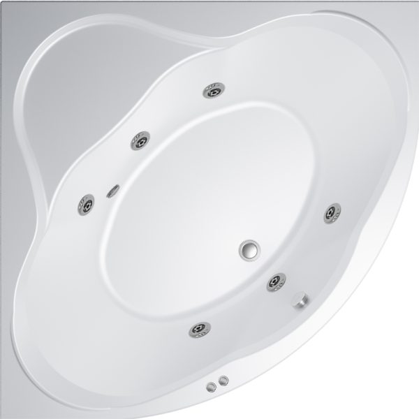 Гидромассажная ванна Triton Грация 140x140, угловая