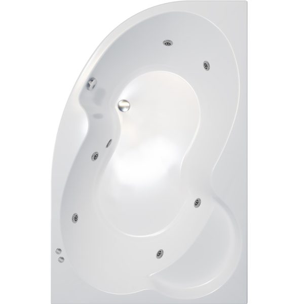 Гидромассажная ванна Triton Мари 170x110, угловая левая