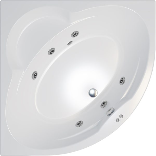 Гидромассажная ванна Triton Мартин 120x120, угловая