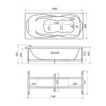 Гидромассажная ванна Triton Персей Люкс 190x90 — изображение 7