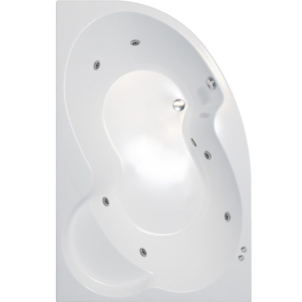 Гидромассажная ванна Triton Мари 170x110, угловая правая