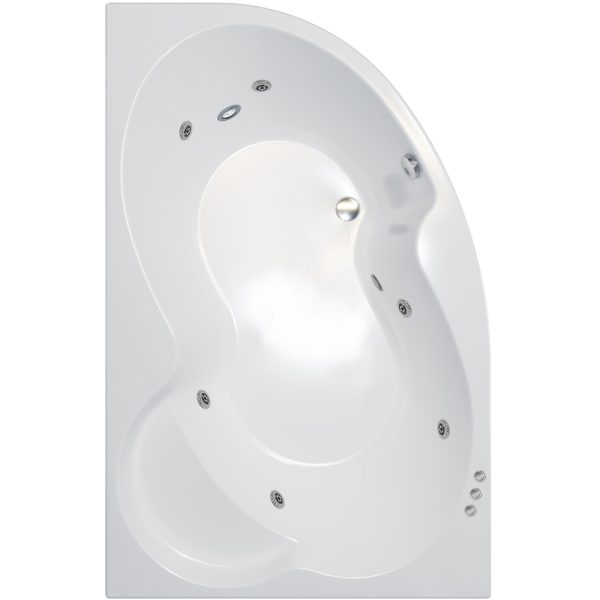 Гидромассажная ванна Triton Мари Комфорт Flat 170x110, угловая правая, Щ000001293
