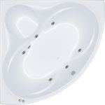 Гидромассажная ванна Triton Сабина 160x160, угловая