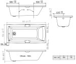 Акриловая ванна Triton Алекса 160x75 с ручками, Щ0000049163 — изображение 8