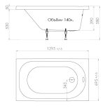 Акриловая ванна Triton Стандарт 130x70 Экстра, Н0000099326 — изображение 7