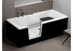 Акриловая ванна Polimat Vovo 150x75 с дверью — изображение 5