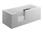 Акриловая ванна Polimat Vovo 160x75 с дверью — изображение 2