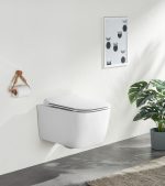 Подвесной унитаз SSWW KERAMIC Design без ободка, модель Gamma CT2067V — изображение 10