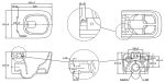 Подвесной унитаз SSWW KERAMIC Design без ободка, модель Gamma CT2067V — изображение 12