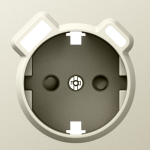 Накладка для розетки Schuko с зарядным устройством USB A+C, со шторками 16A 250В, шампань, серия A07